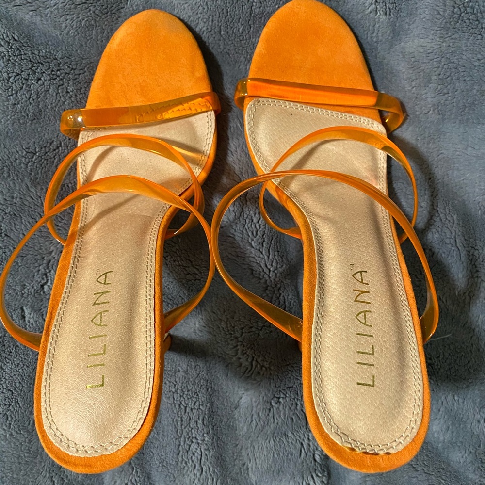 Orange heels
